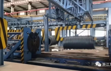 浙江萬泰特鋼有限公司盤螺成功投產(chǎn)